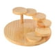 thumbnail image 1 of Bandeja de madera para servir sushi perfecl Soporte multifuncional exhibición redondo, 1 of 8
