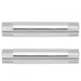 thumbnail image 4 of 2Pcs Male Thread Stainless Steel , Equal Diameter Threaded Pipe  Connector for DIY Shelving Furniture, 4 of 8