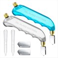 thumbnail image 1 of 6 Cortadores de Vidrio con Alimentación de Aceite y Empuñadura de Pistola, Suministros para Vidrieras, Herramientas de Corte y Cabezales Reemplazables de 2 A 6 mm (Azul, ), 1 of 6