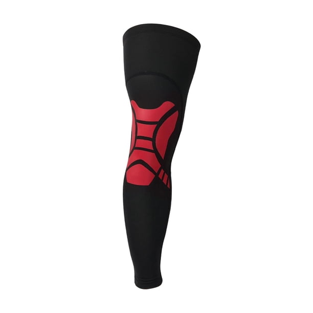 Toystoory 1X Rodillera Compresión Brace Support Deporte Articulación Dolor Artritis Alivio Negro y Azul M Ciclismo Negro y rojo SG
