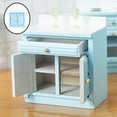 thumbnail image 3 of Madera 1/12 casa de muñecas muebles de cocina en miniatura BJD pequeña mesa de cocina, 3 of 9