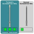 thumbnail image 3 of Tonsiki 8pcs Phillips Screwdriver Bits Set(PH1, PH2, PH3),S2 Steel Impact Phillips Bits,4" Long, 3 of 9