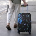 thumbnail image 3 of Black Butterfly Pattern Luggage Cover Fashion Suitcase Cover Baggage Covers Fit 25-28 Inch Luggage (Go Travel), 3 of 5