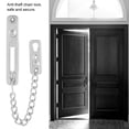 thumbnail image 1 of Guardia de Seguridad de Bloqueo de Cadena de Acero inoxidable para hotel en Casa Con Puerta de Metal de, 1 of 7