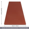 thumbnail image 2 of Cmhoo Gaming Mouse Pad with Stitched Edges,[27.5X11.8IN] Non-Slip Rubber Base,Waterproof Computer Desk Mat for PC,Mac, Laptop-Thick Durable Surface for Office,70x30 BrownW, 2 of 5
