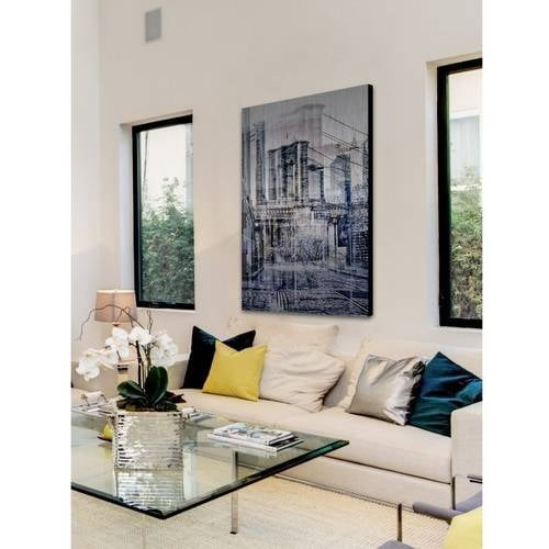 "Historical Compositions" Painting Print on Brushed Aluminum