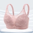 thumbnail image 2 of Agkizg for Womens Plus Size Bra,Woman Color Thin and Steel Hoop Gathered Breathable Underwear for Daily Bras,Sizes 36-44, 2 of 3