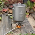 thumbnail image 2 of Pot de Camping en Titane 750ML avec Couvercle, Tasse d'Eau Portable pour Extérieur, 2 of 10