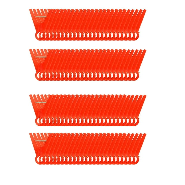 100 piezas de clips de soporte para plantas de jardín, clips para tomates y flores. rojo