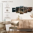 thumbnail image 5 of Elephant Stock Highlands Of Iceland Wall Art - Horizontal Multi Panel Canvas - Living Room Wall Decor - Nature Multi Panel - Gray And Brown Decor - 92" x 42", 5 of 8