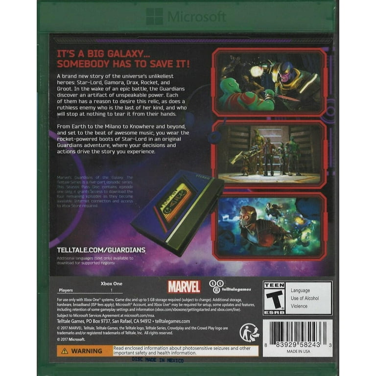 Marvel''s Guardians of the Galaxy: The Telltale Series Xbox One
