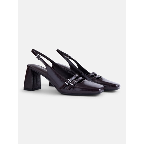 No Boundaries Women's Mary Jane Slingback Heels