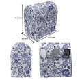 thumbnail image 4 of Watercolor Stand Mixer Cover, Vibrant Blue Flowers Pattern Feminine Floral Spring Ornaments, Kitchen Appliance Organizer Bag Cover with Pockets, 5 Quarts, Violet Blue White, by Ambesonne, 4 of 4
