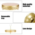 thumbnail image 4 of 11 Pcs Gold Cake Stand Set Metal Round Cupcake Tower Dessert Display for Wedding Birthday Party  Celebration, 4 of 7