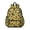 Sunflower and Leaf, variant on Sunflower and Daisy Black Pattern Backpack for School, Cute School Bag with Adjustable Shoulder Straps and Padded Back, 13.4"x11"x4.7"