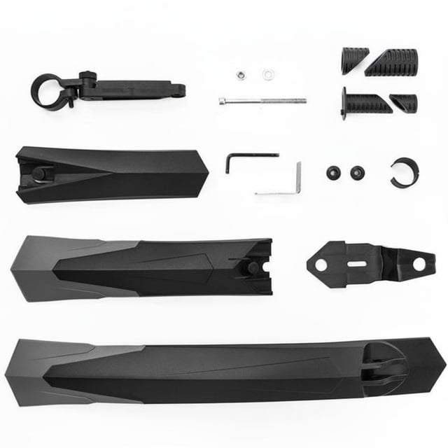 predolo 2 Piezas Guardabarros para Bicicleta de Montaña Ajuste Universal Guardabarros Bicicleta Montaña Fácil Instalación Salpicaderas Delantera y Trasera
