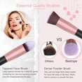 thumbnail image 2 of BESTOPE Juego de Brochas de Maquillaje 16 Brochas de Maquillaje con 4 Esponjas de Belleza y 1 Limpiador de Brochas, 2 of 7