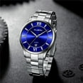 thumbnail image 1 of Mens Stainless Steel Chronograph Business Watch with Date Display and Water Sport Design, 1 of 6