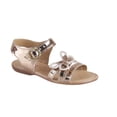 thumbnail image 1 of Sandalia Plataforma Niña Casual oro rosado Detalle Mariposa Castalia Casual, 1 of 3