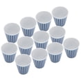 thumbnail image 3 of Taza para bebidas, taza de agua de 12 piezas, taza de té de rejilla azul, taza de leche confiable y duradera, 3 of 8