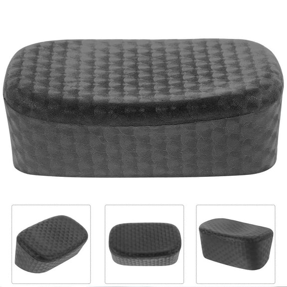 OULII Salon Shampoo Bowl Cushion Black Shampoo Bowl Neck Rest 1Pcs 5.1X3.3X2.4in Ergonomic Design For Hair Washing
