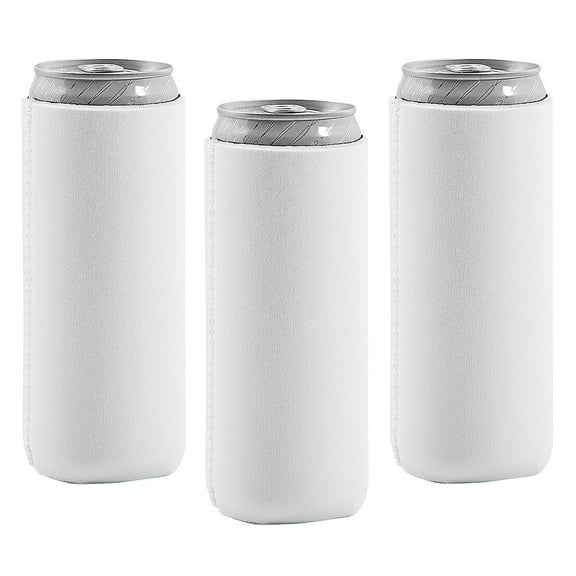 DIY White Slim Can Coolers 12 Pieces