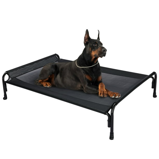 Veehoo Cooling Elevated Dog Bed, Chew Proof Dog Cot with Washable Mesh