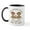 White/Black Inside, variant on CafePress - 2Nd Anniversary Love Monkeys Mug - 11 oz Ceramic Mug - Novelty Coffee Tea Cup