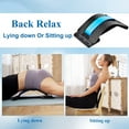 thumbnail image 4 of Back Stretcher for Lower & Upper Back Pain Relief - 4-Level Lumbar Support Massager, Spine Decompression for Scoliosis & Sciatica, 4 of 8