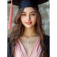 thumbnail image 4 of Silvora Graduation Necklaces 2025 Bachelor Cap Heart October Birthstone Pendant Grad Gifts for Women Graduate Daughter Sister Niece, 4 of 9