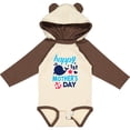 thumbnail image 3 of Inktastic Nautical Themed Happy 1st Mother's Day Boys or Girls Long Sleeve Baby Bodysuit, 3 of 5