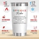 thumbnail image 3 of Vaso de café AXIARA Thank You Gifts, 600 ml, acero inoxidable, 3 of 9