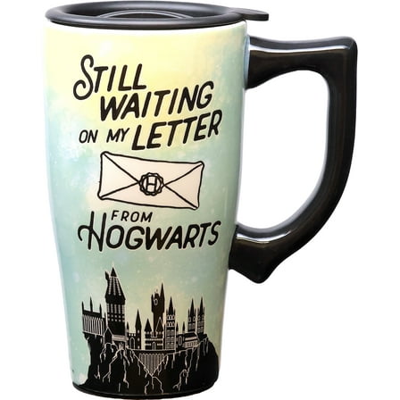 LETTER HOGWARTS 18 OUNCE CERAMIC TRAVEL MUG