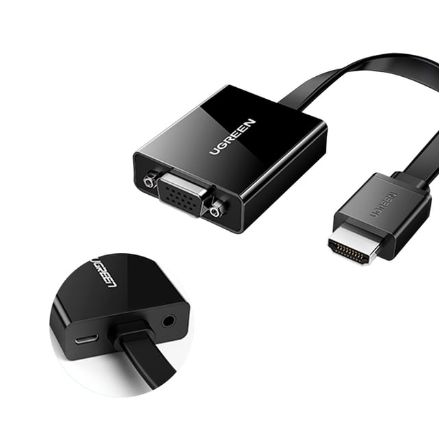 Adaptador HDMI a VGA Ugreen 25 cm 1920 * 1080 @ 60Hz