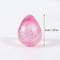 thumbnail image 2 of Dreamy Water Droplet Sensory Squeeze Object with Sparkling Gel Filling for Stress ease and Focus, Tactile Comfort and Smooth Texture, Pink, 2 of 5