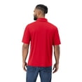 thumbnail image 3 of Hanes Sport Cool DRI Men’s Performance Polo Deep Red S, 3 of 4