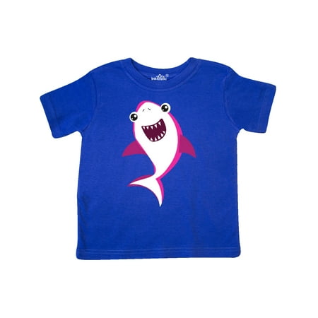 

Inktastic Cute Shark Little Shark Pink Shark Gift Toddler Boy or Toddler Girl T-Shirt