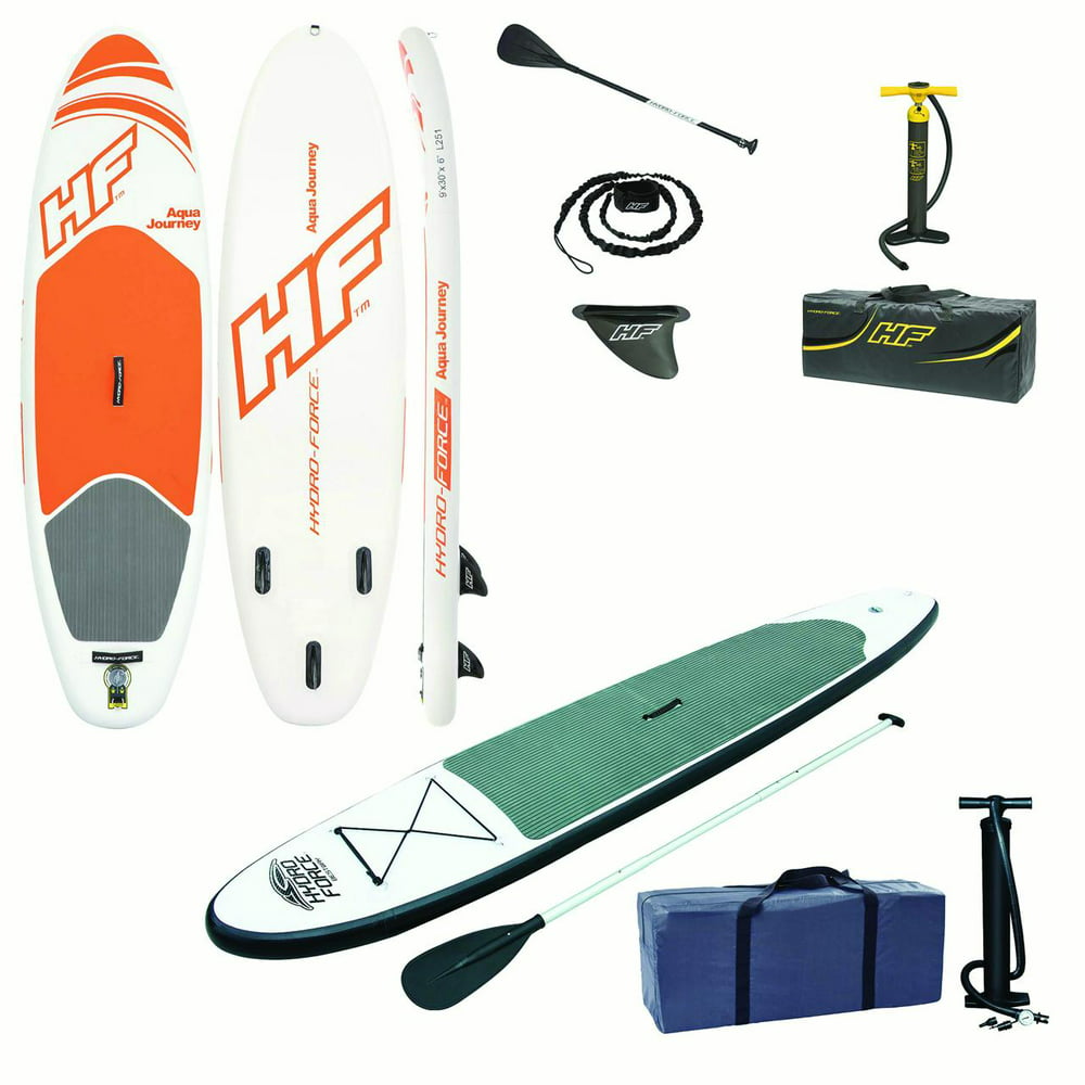 Bestway Inflatable 9ft Aqua Paddle Board & Bestway Inflatable 10ft ...