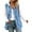 Blue, variant on Gaexia Vest for Women Lightweight,Winter Hooded Vest Soft Cozy Pullover Outerwear for Everyday Casual Wear and Fall Season