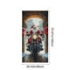 thumbnail image 2 of Decoraciones de Navidad Interior 35 X 71 Pulgadas Marco de Puerta de Navidad - Patrón de Santa Claus - Decoración de Puerta de Navidad - Decoración de Fiesta Del Festival, 2 of 6