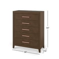 thumbnail image 6 of Child Craft Kieran 5 Drawer Dresser, Toasted Chestnut, 6 of 8