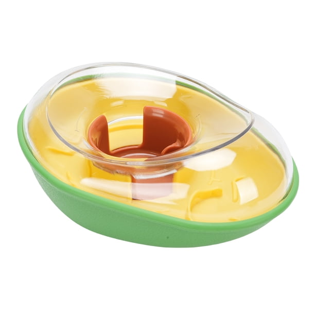 Cuenco Para Comer Lento Para Mascotas, Comedero Para Perros, Dispensador Automático De Alimentos, Plástico Decorativo De Aguacate A Prueba De Derrames Para El Hogar.