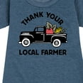 thumbnail image 3 of Instant Message - Thank Your Local Farmer - Toddler & Youth Girls Fleece Dress, 3 of 6