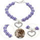 thumbnail image 2 of Collar ajustable del perro del diamante - aleación con las perlas, decoración del corazón - para los animales domésticos pequeños/medianos, ajuste de moda, seguro, 2 of 4