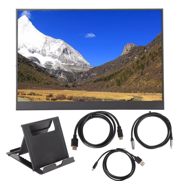 Monitor portátil de 14 pulgadas, 2,5 K, altavoces duales integrados, ligero, para juegos, portátil, para PS4 y Switch.