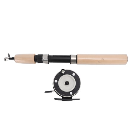 75cm Ice Fishing Rod Reel Combo Heavy Power Winter Fishing Pole with Metal Spinning Reel (29.5 inches / 75 cm)