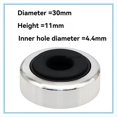 thumbnail image 5 of Almohadilla Aislante de Aluminio para Tocadiscos, Soporte con Púas Protectoras de Suelo para Amplificadores y Dispositivos Hi-Fi Que Mejoran el Rendimiento del Audio B, 5 of 5