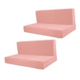 thumbnail image 4 of funtasica 2Pcs RV Seat Covers Camper Cushion Covers Easy Fitted Comfort Camper Cushion Slipcovers Sofa Furniture Protector for Trailers pink, 4 of 8