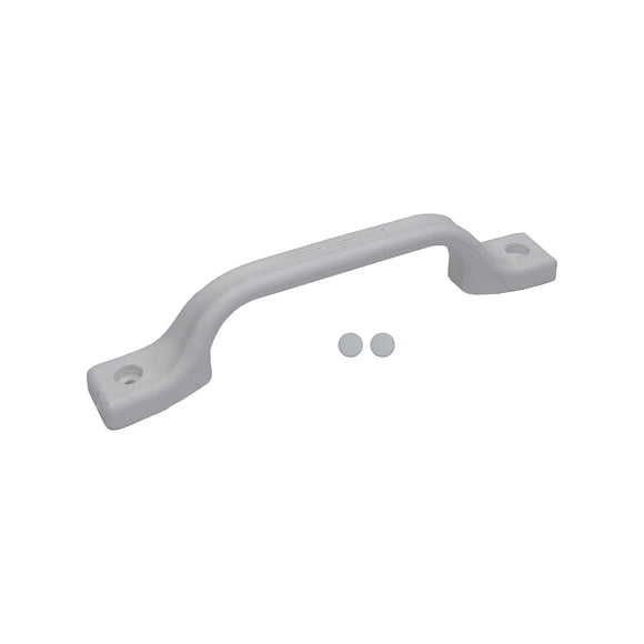 Automotive Authority Mango de plástico para puerta de entrada, barra de asistencia para RV, remolque, camper, casa rodante, remolque de carga, barco, reemplazo OEM (blanco)