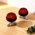 thumbnail image 2 of Reflective Motorcycle License Frame Bolts Weather Metal Hardware 4/8Pcs Pack Red Reflector, 2 of 8